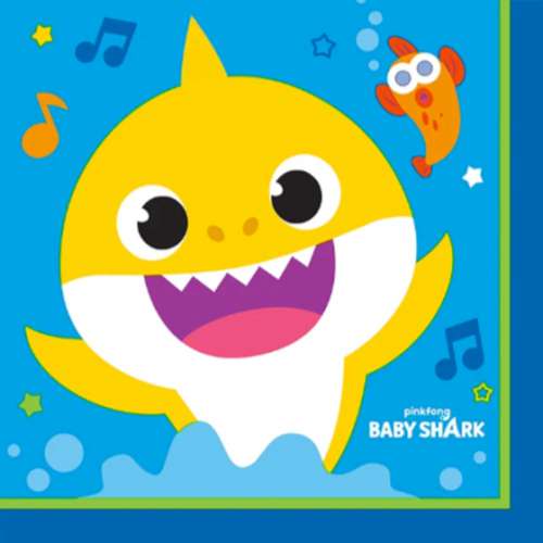 Baby Shark Lunch Napkins - Click Image to Close